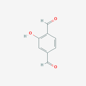 Chemical structure of 2-Hydroxyterephthalaldehyde