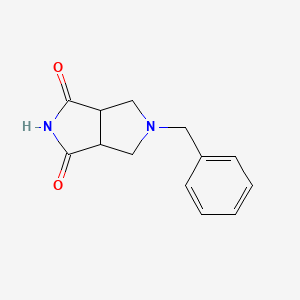Chemical structure of 5-benzyltetrahydropyrrolo[3,4-c]pyrrole-1,3(2H,3aH)-dione