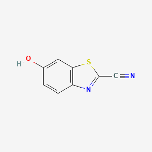 Chemical structure of 2-Cyano-6-hydroxybenzothiazole