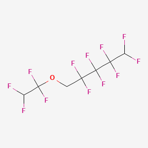 Chemical structure of 1H,1H,5H-Perfluoropentyl-1,1,2,2-tetrafluoroethylether