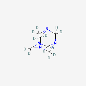 Chemical structure of Hexamethylenetetramine-d12