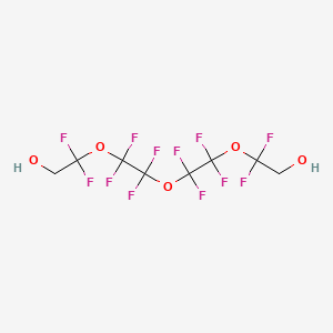 Chemical structure of 1H,1H,11H,11H-Perfluoro-3,6,9-trioxaundecane-1,11-diol