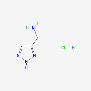 Chemical structure of 1H-1,2,3-Triazole-5-methanamine