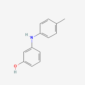 Chemical structure of 3-Hydroxy-4′-methyldiphenylamine
