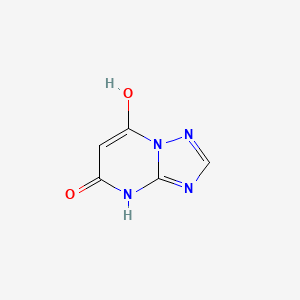 Chemical structure of 7-Hydroxy-[1,2,4] triazolo[1,5-a]pyrimidin-5(1H)-one