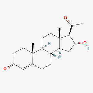 Chemical structure of 16α-Hydroxy Progesterone