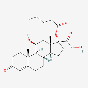 Chemical structure of Hydrocortisone 17-valerate