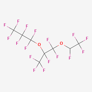 Chemical structure of 2H-Perfluoro-5-methyl-3,6-dioxanonane