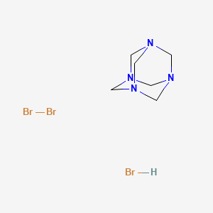 Chemical structure of Hexamethylenetetramine tribromide