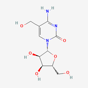 Chemical structure of 5-Hydroxymethylcytidine