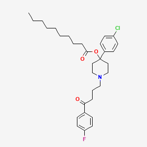 Chemical structure of Haloperidol decanoate