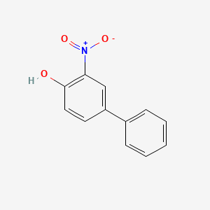 Chemical structure of 4-Hydroxy-3-nitrobiphenyl