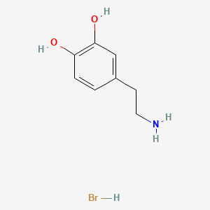 Chemical structure of 3-Hydroxytyramine hydrobromide