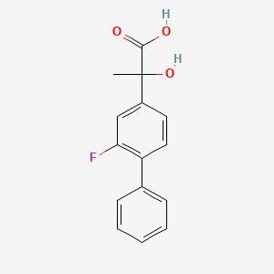 Chemical structure of α-Hydroxy Flurbiprofen