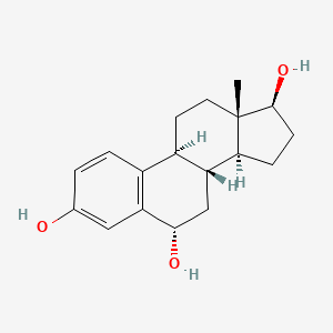Chemical structure of 6α-Hydroxyestradiol