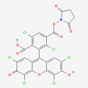 Chemical structure of 6-HEX, SE