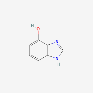 Chemical structure of 4-Hydroxybenzimidazole