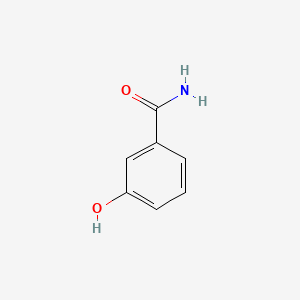Chemical structure of 3-Hydroxybenzamide