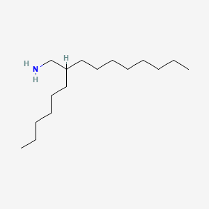 Chemical structure of 2-Hexyldecan-1-amine