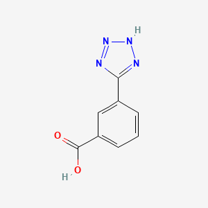 Chemical structure of 3-(1H-Tetrazol-5-yl)benzoic acid