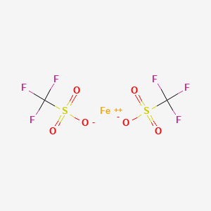 Chemical structure of Iron trifluoromethanesulfonate