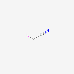 Chemical structure of Iodoacetonitrile
