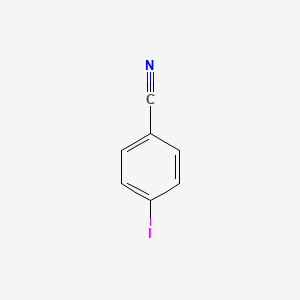 Chemical structure of 4-Iodobenzonitrile
