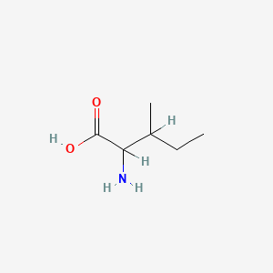 Chemical structure of DL-Isoleucine