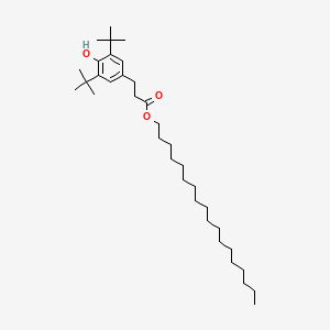 Chemical structure of Irganox 1076