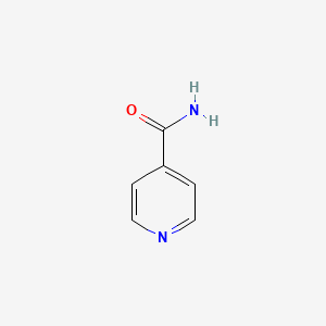 Chemical structure of Isonicotinamide