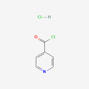 Chemical structure of Isonicotinoyl chloride hydrochloride