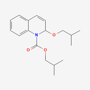 Chemical structure of 1-Isobutoxycarbonyl-2-isobutoxy-1,2-dihydroquinoline