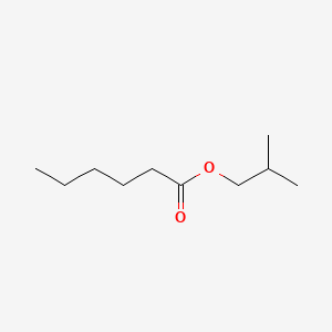 Chemical structure of Isobutyl hexanoate