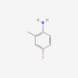 Chemical structure of 4-Iodo-2-methylaniline
