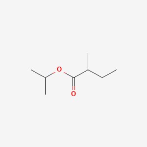 Chemical structure of Isopropyl 2-methylbutyrate