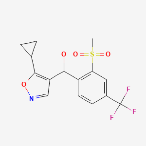 Chemical structure of Isoxaflutole