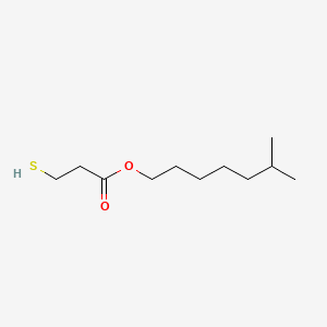 Chemical structure of Isooctyl 3-mercaptopropionate