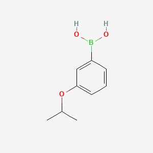 Chemical structure of 3-Isopropoxybenzeneboronic acid