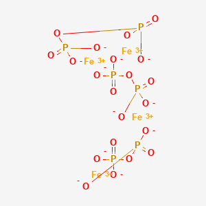 Chemical structure of Iron(III) pyrophosphate