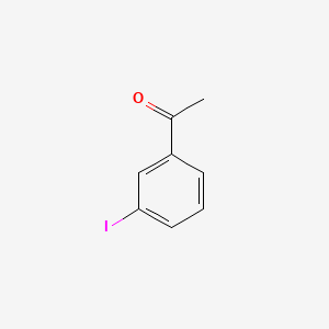 Chemical structure of 3'-Iodoacetophenone