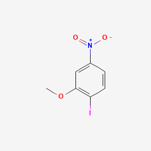 Chemical structure of 2-Iodo-5-Nitroanisole