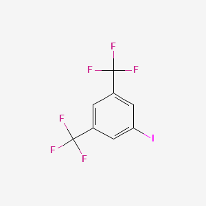 Chemical structure of 1-Iodo-3,5-bis(trifluoromethyl)benzene