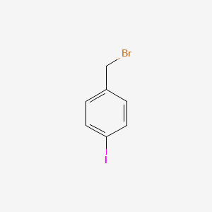 Chemical structure of 4-Iodobenzyl Bromide