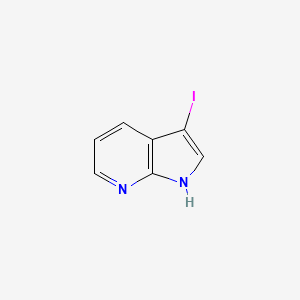 Chemical structure of 3-Iodo-7-azaindole