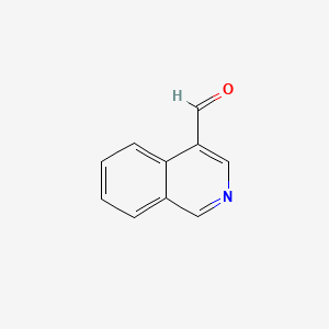 Chemical structure of Isoquinoline-4-carbaldehyde