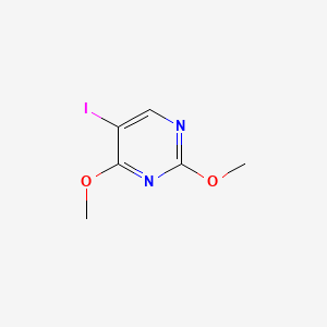 Chemical structure of 5-Iodo-2,4-dimethoxypyrimidine