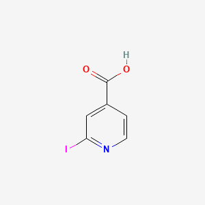 Chemical structure of 2-Iodoisonicotinic acid