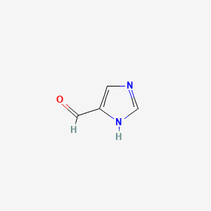 Chemical structure of 4-Imidazolecarboxaldehyde