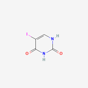 Chemical structure of 5-Iodouracil