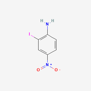 Chemical structure of 2-Iodo-4-nitroaniline